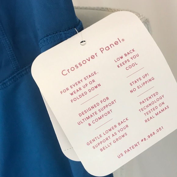 NWT Isabel Maternity sapphire burst wkout Capri - Picture 5 of 5